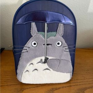 Totoro  Blue and Gray Backpack